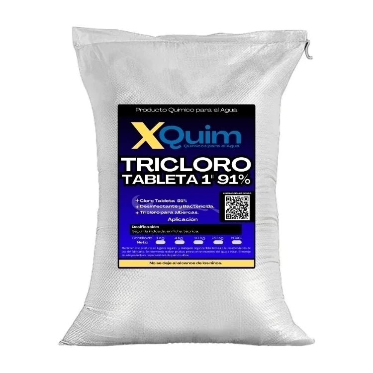 TRICLORO TABLETA 1"  91%